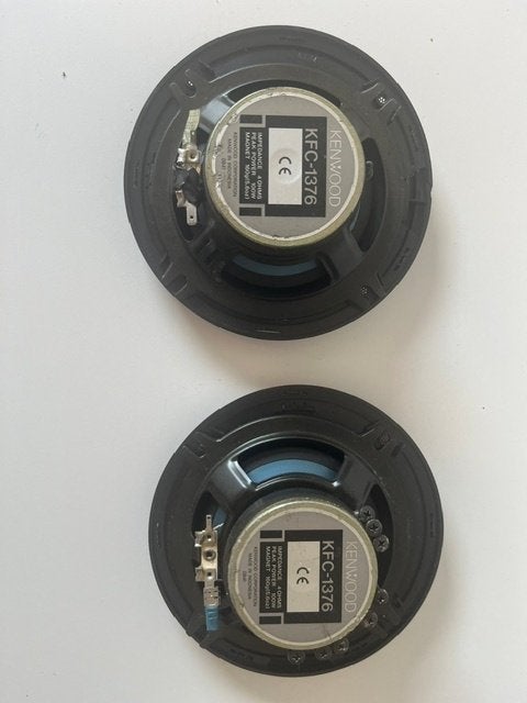 Kenwood KFC-1376 Autospeakers Set (13 cm) – 100W – Werkend!, Ophalen of Verzenden, Gebruikt, Overige automerken