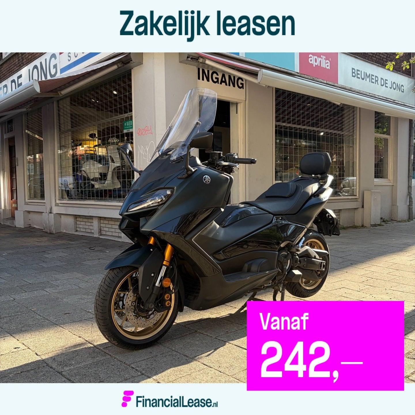 Yamaha Scooter TMAX 560 Tech MAX ABS Akrapovic, Motoren, Scooter, 562 cc, Bedrijf, Handvatverwarming