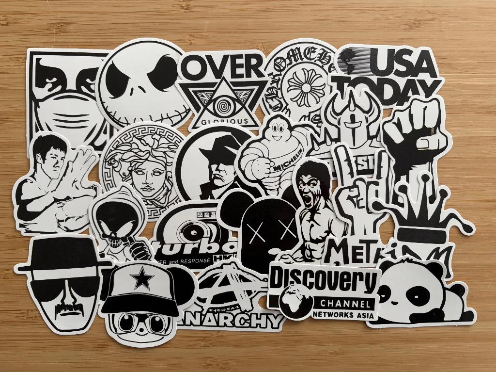 Bekende merken en figuren stickers, Verzenden, Nieuw, Meerdere stickers
