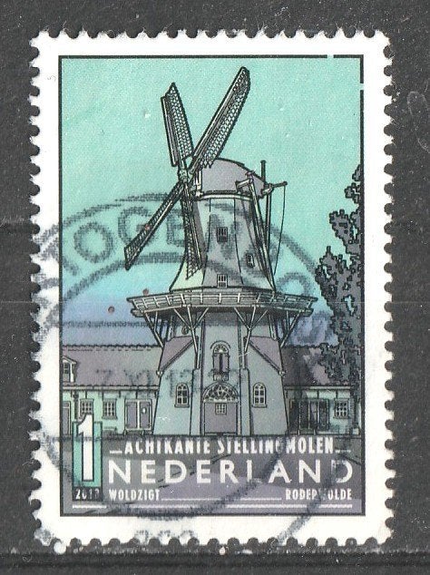 nvph 3078 Oliemolen  2013 Roderwolde, Verzenden, Na 1940, Gestempeld
