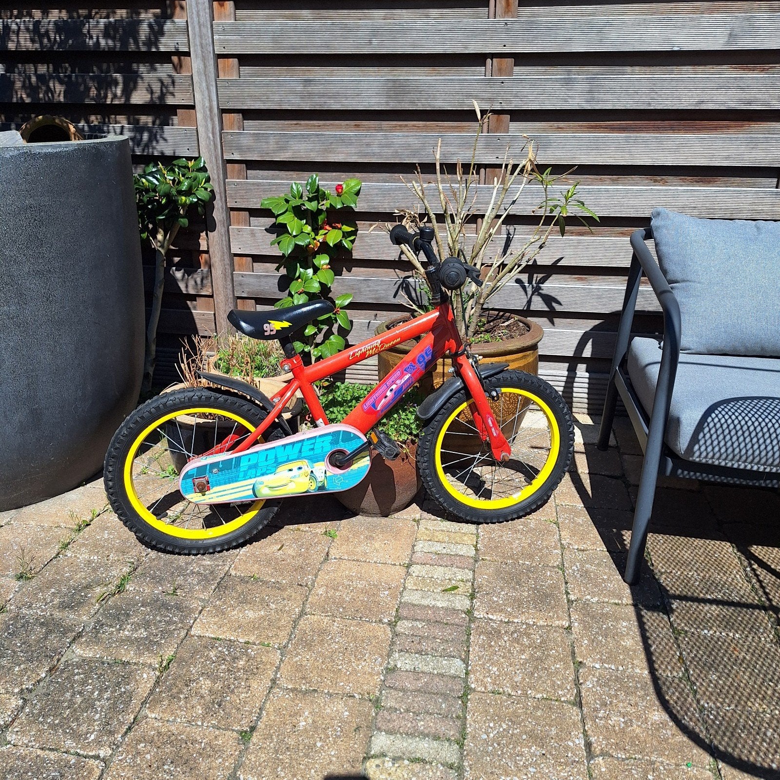 16 inch kinderfietsje, technisch 100%, Ophalen, Gebruikt, 16 tot 20 inch