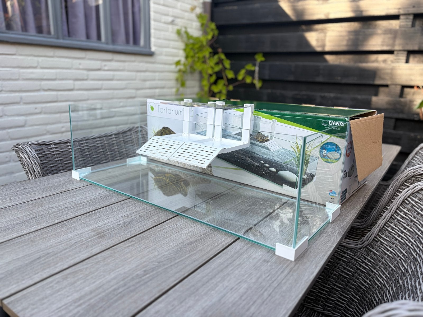 Ciano Tartarium 80 schildpaddenbak  nieuwstaat (2 weken oud), Dieren en Toebehoren, Ophalen, Nieuw