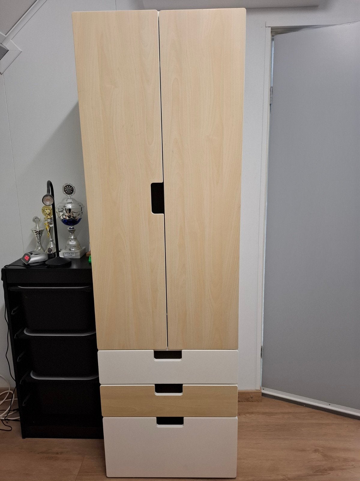 Ikea Stuva Hoge Kinder Kledingkast met Lades en Roede, Ophalen, Gebruikt, 50 tot 100 cm, Met lade(s)