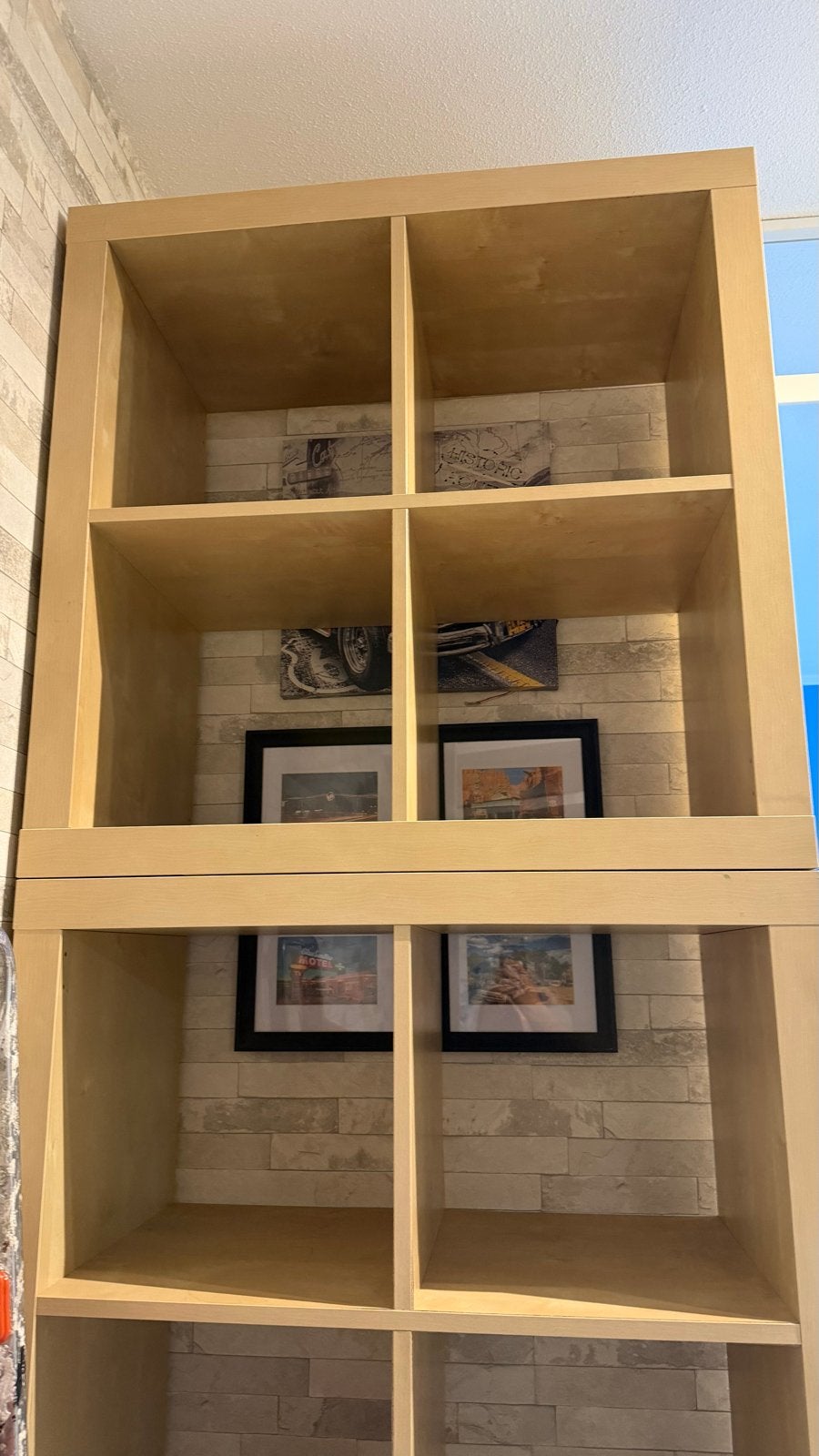 4 stuks houten kasten met open vakken - veel opbergruimte, Met plank(en), Gebruikt, Minder dan 25 cm, Minder dan 100 cm
