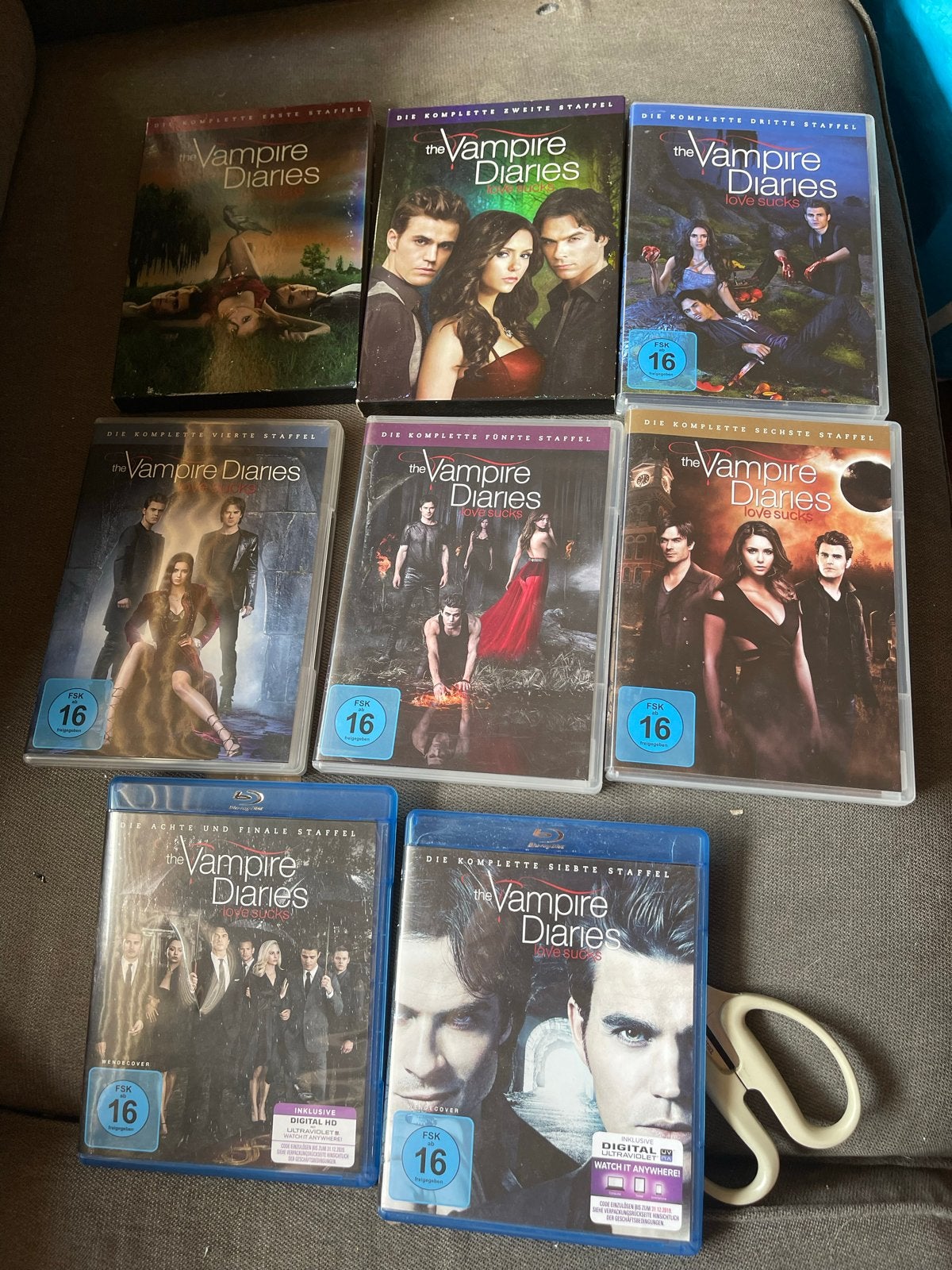 The Vampire Diaries Complete Serie (Seizoen 1-8) Blu-ray/DVD, Vanaf 16 jaar, Nederlands, Ophalen of Verzenden, Bovennatuurlijke thriller