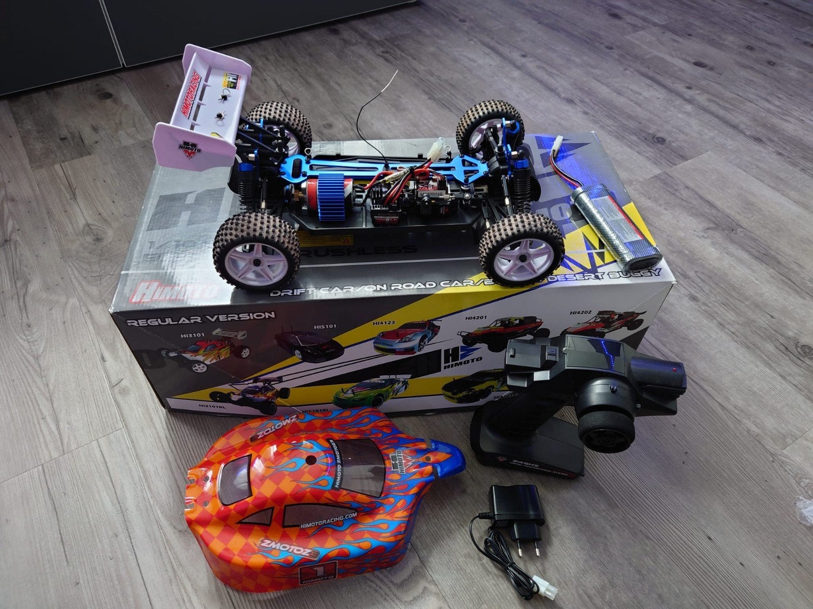Himoto Racing Desert Buggy RC Auto 1:10 Elektrisch RTR, Auto offroad, Zo goed als nieuw, Schaal 1:10, RTR (Ready to Run)