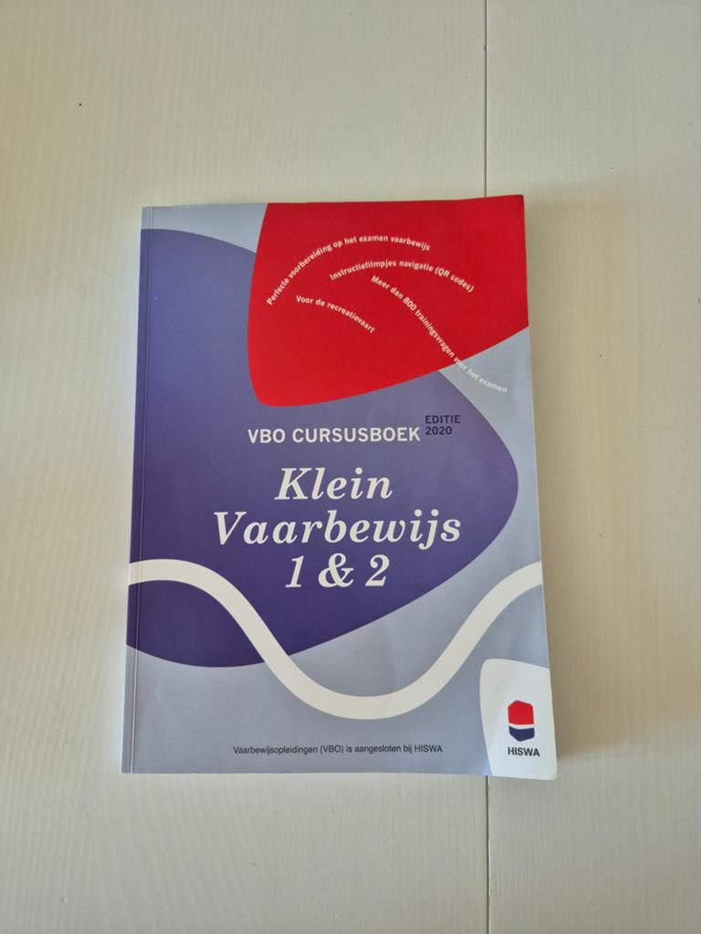 VBO Cursusboek Klein Vaarbewijs 1 & 2, Verzenden, Zo goed als nieuw, Overige niveaus, VBO