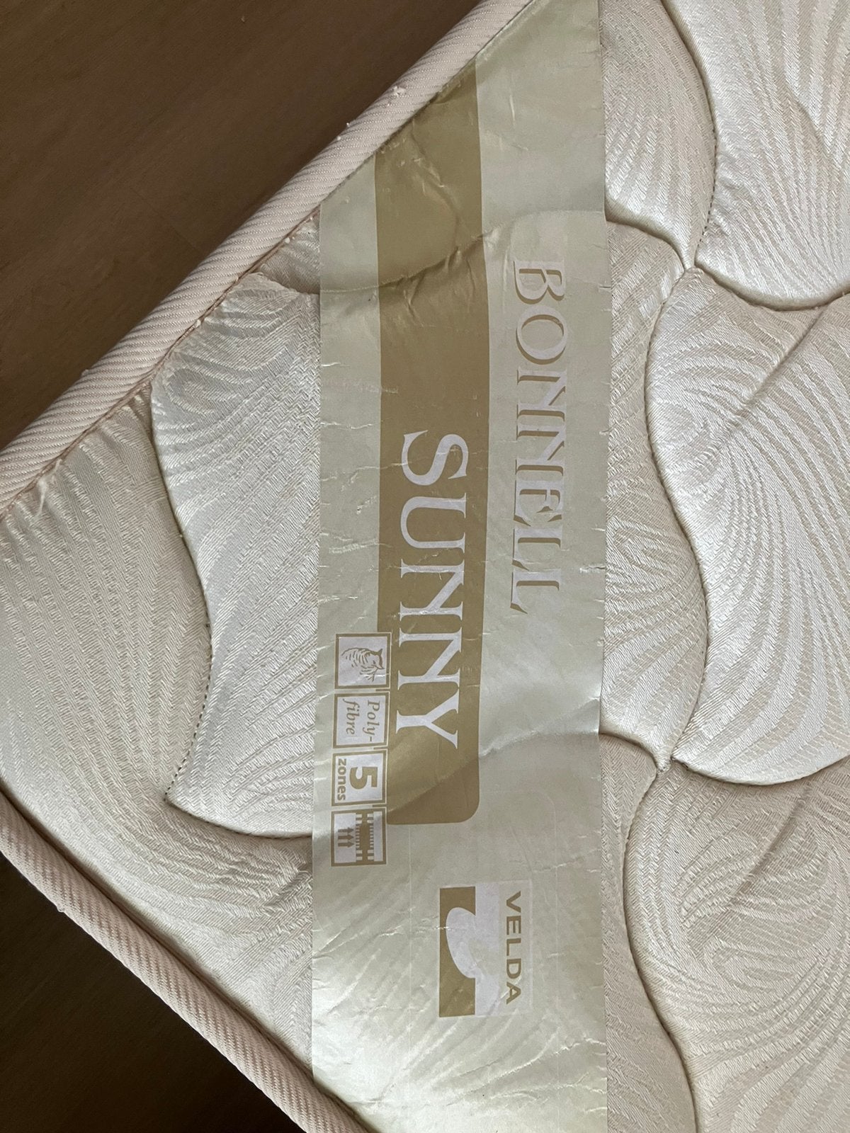 Velda sunny bonnell matras 90x210, Ophalen, 90 cm, Eenpersoons, 210 cm