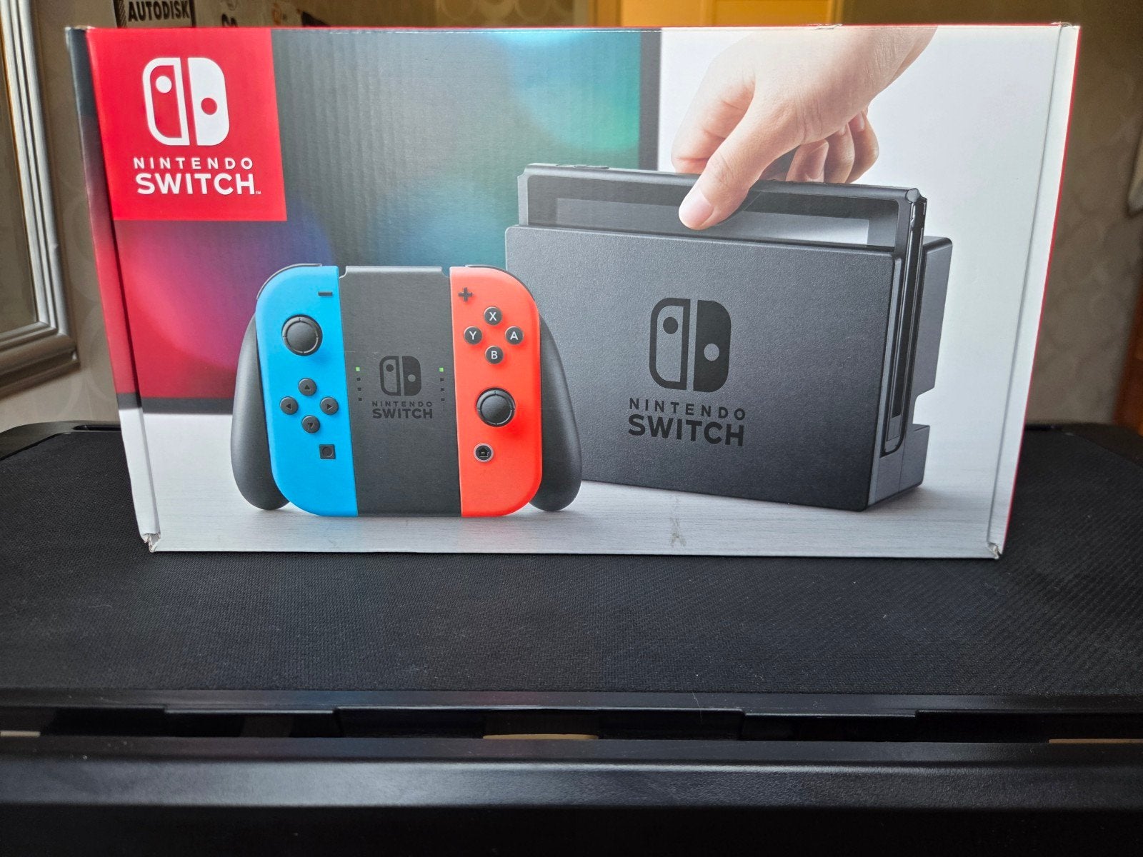 Originele Nintendo Switch met doos en accessoires., Ophalen of Verzenden, Met 1 controller, Switch Original