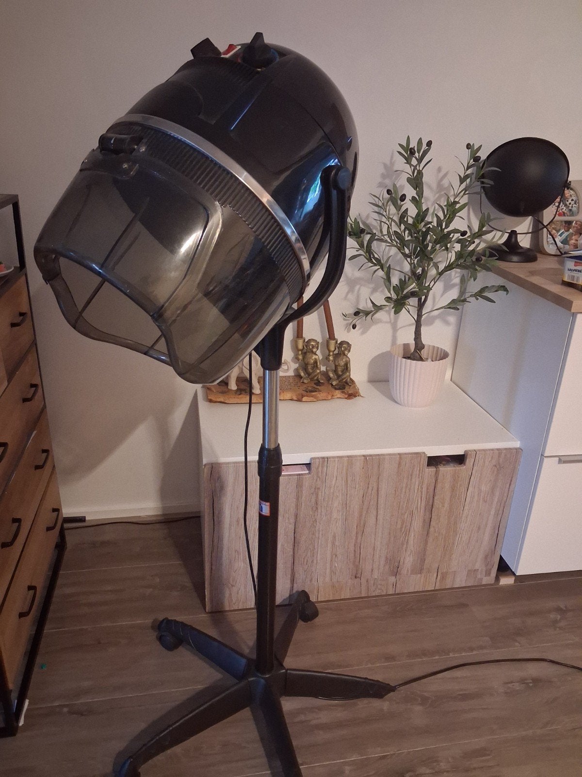 Droogkap met timer en temperatuurregeling - mist 1 wieltje, Ophalen, Gebruikt, Föhn of Haardroger