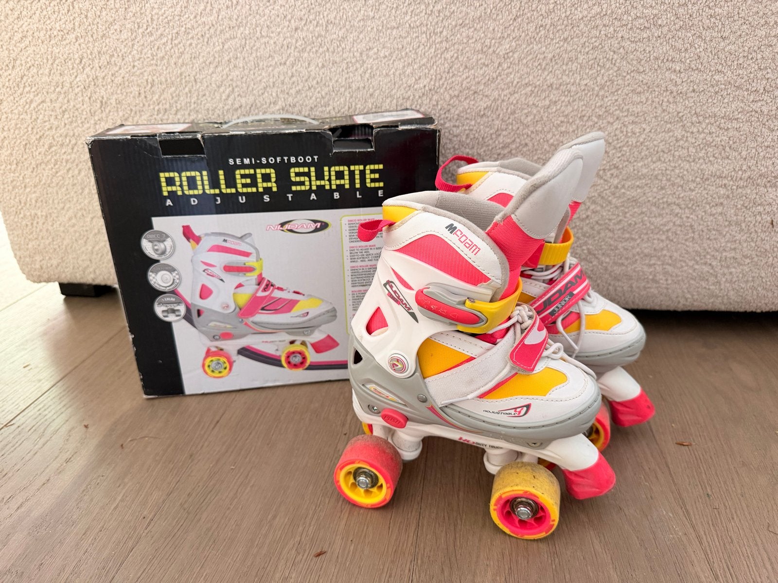 Nijdam Junior verstelbare roller skates, maat 30-33, Ophalen of Verzenden, Verstelbaar, Gebruikt, Kinderen