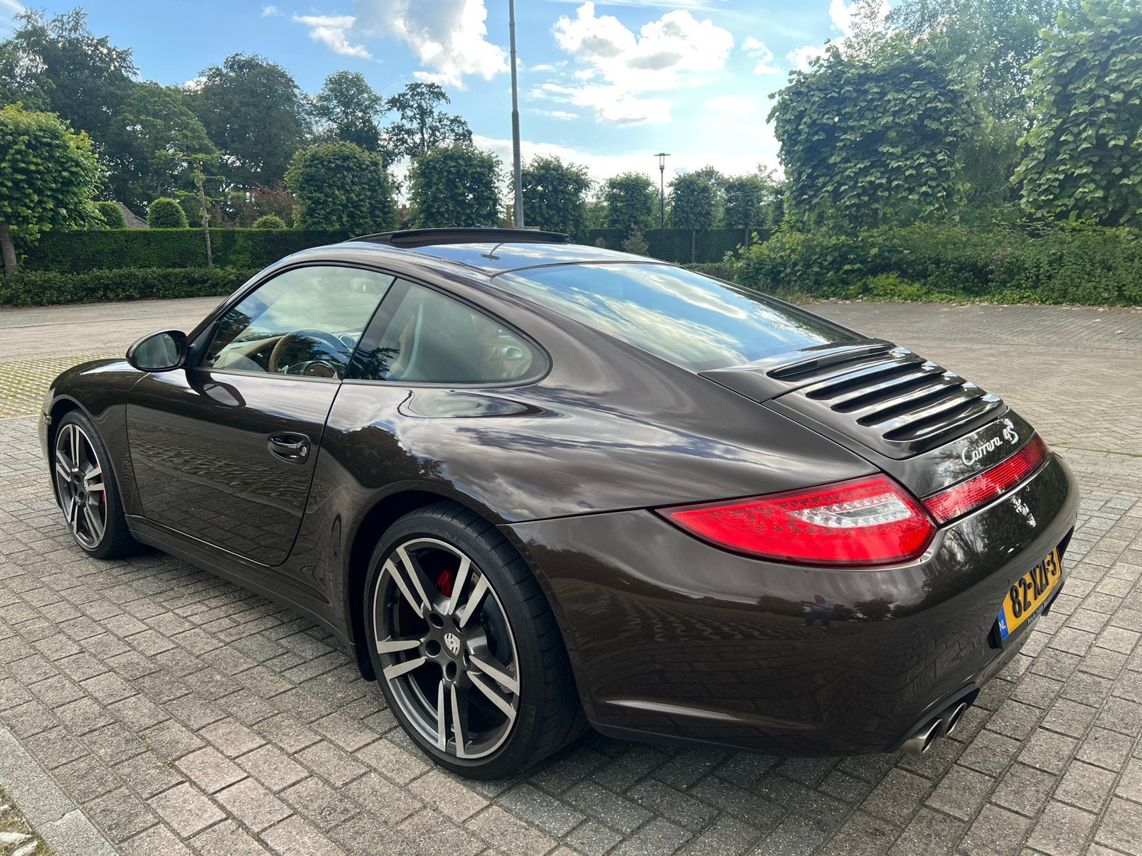 Porsche 997.2 Carrera 4S Coupe 3.8 PDK Sp.Chrono  87375 km, Auto's, Porsche, Automaat, Bruin, 4 stoelen, 1485 kg