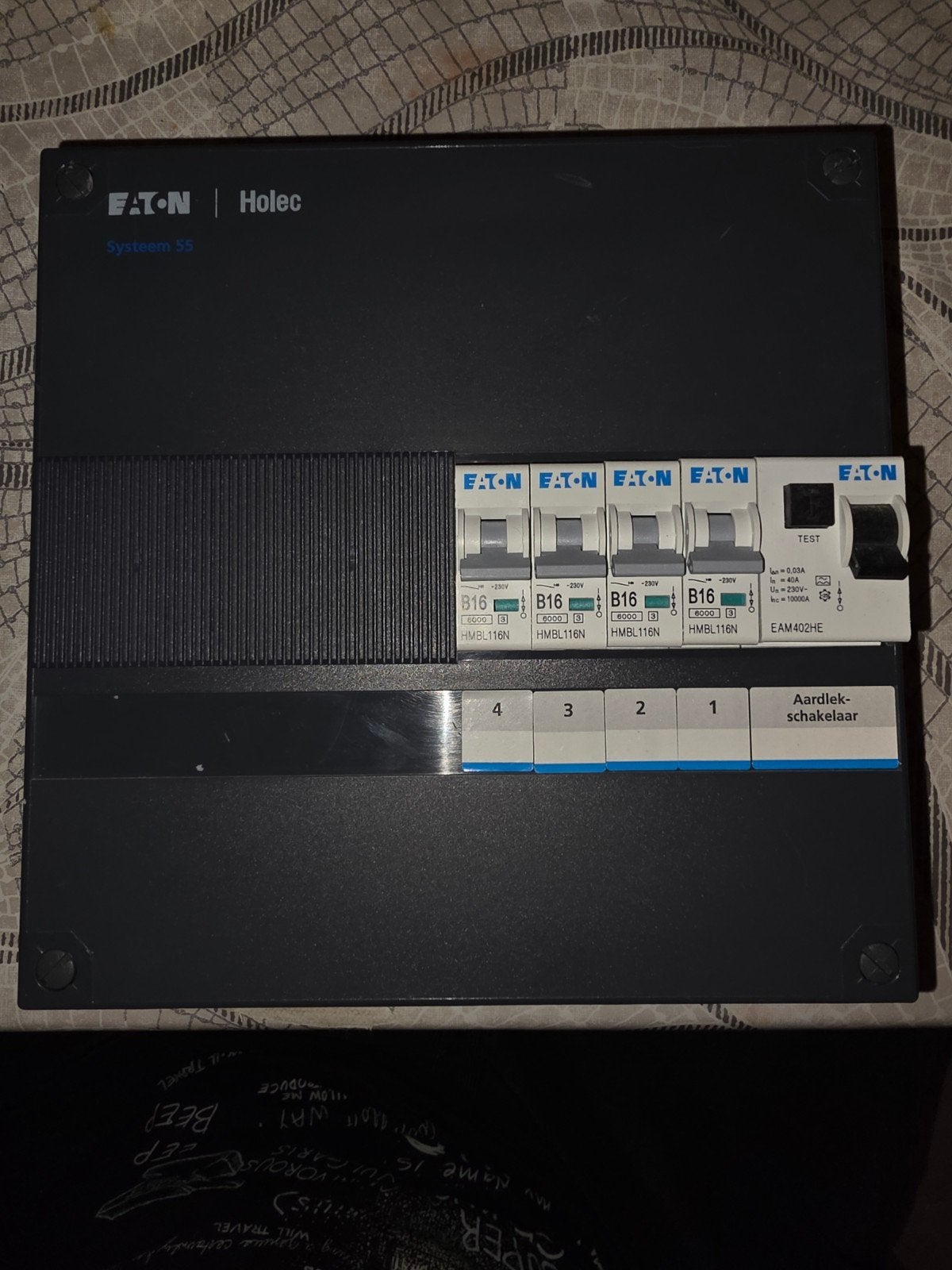 EATON Holec groepenkast uitbreiding 4 groepen, Ophalen of Verzenden, Overige typen