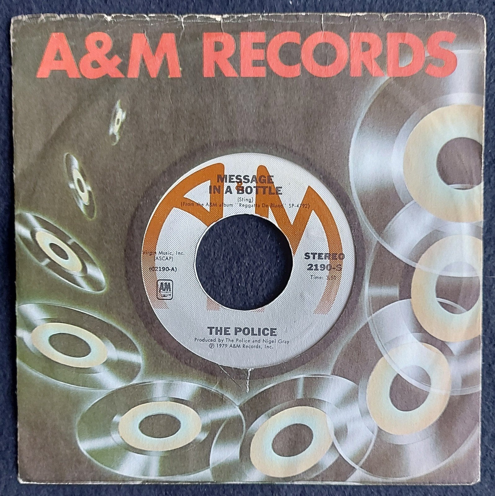 The Police - Message in a bottle, Gebruikt, 7 inch, Ophalen of Verzenden, Pop
