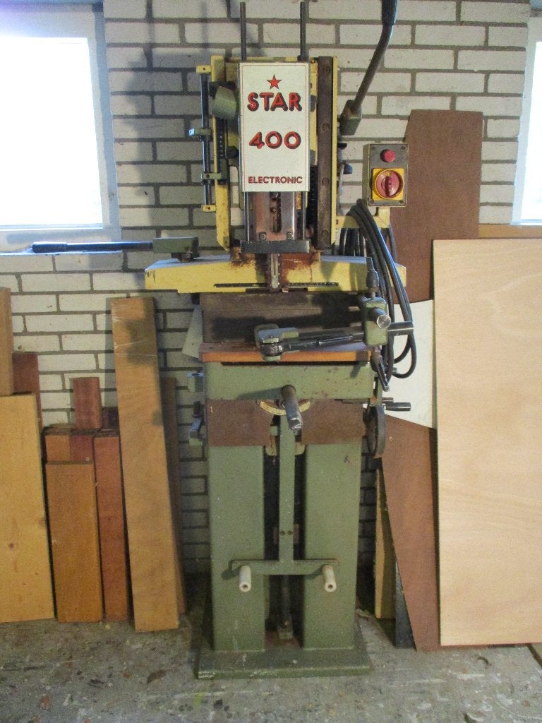 Star 400 Electronic Kettingfrees met reservekettingen, Doe-het-zelf en Verbouw, Gereedschap | Freesmachines, Ophalen, Gebruikt