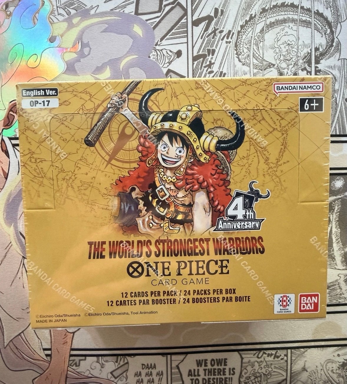 One piece op-17 booster box, Ophalen of Verzenden, Zo goed als nieuw, Boosterbox