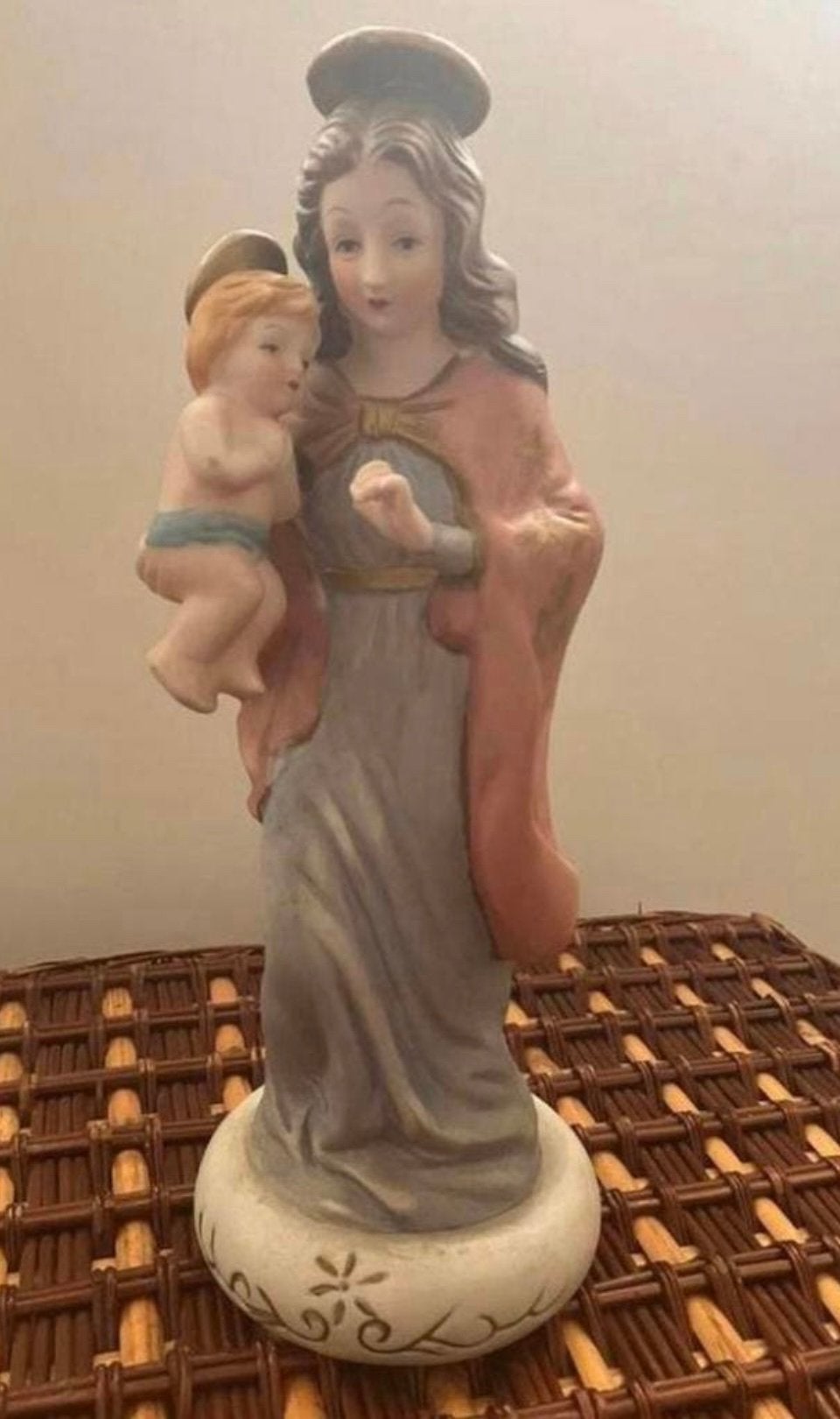 Maria met haar zoon ,mooie puntgave uitvoering!!, Ophalen of Verzenden