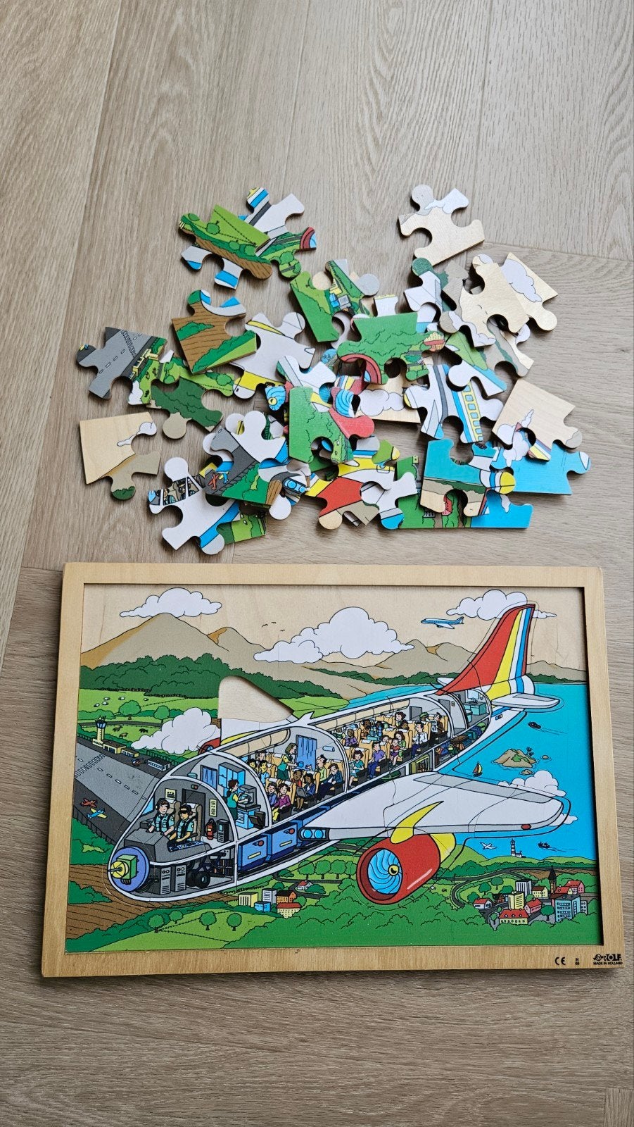 Rolf lagen puzzel, Ophalen, Meer dan 50 stukjes, Gebruikt