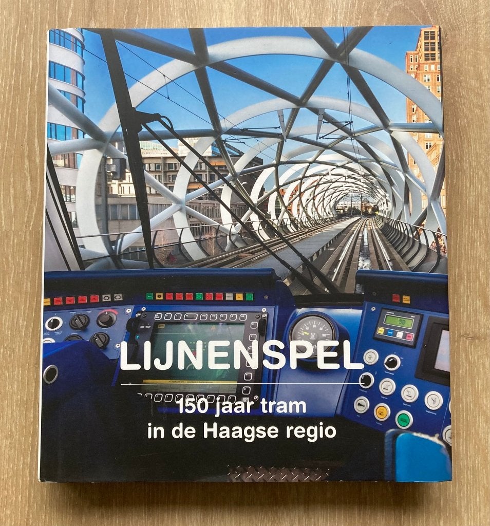 Lijnenspel 150 jaar tram in de Haagse regio, Verzenden, Zo goed als nieuw, Tram, Boek of Tijdschrift