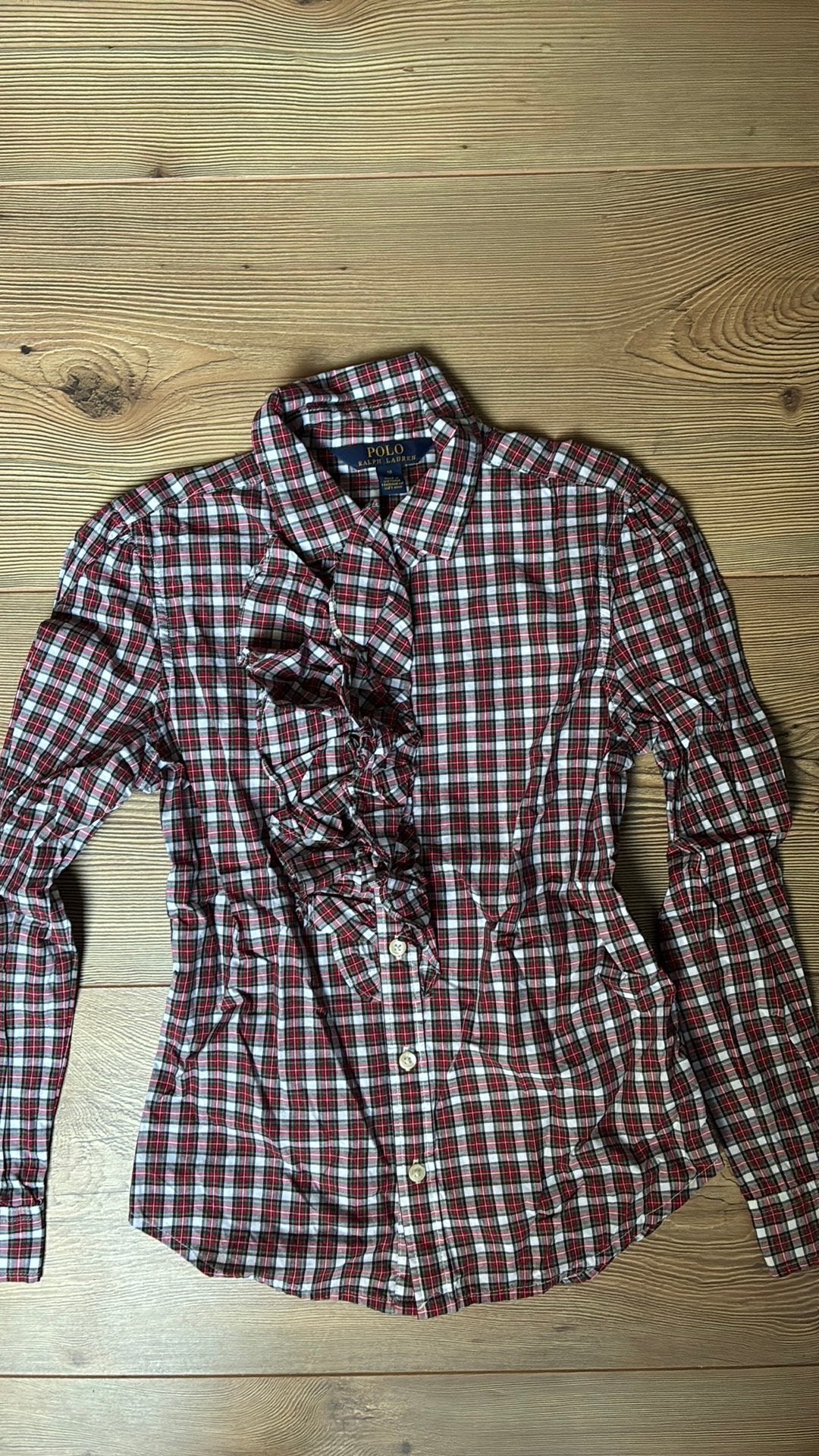 Getailleerd blouse van Ralph Lauren maat 134-140, Kinderen en Baby's, Kinderkleding | Maat 134, Ophalen of Verzenden, Zo goed als nieuw