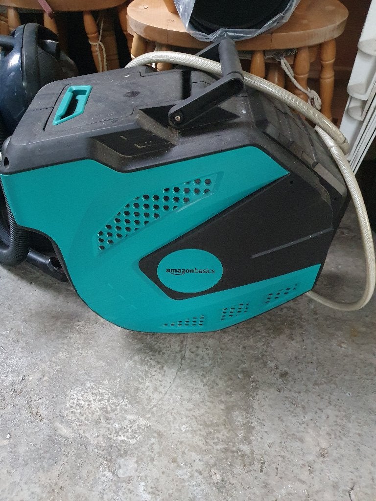 amazonbasics slanghaspel 25 mtr, Ophalen of Verzenden, Zo goed als nieuw, Tuinslanghaspel