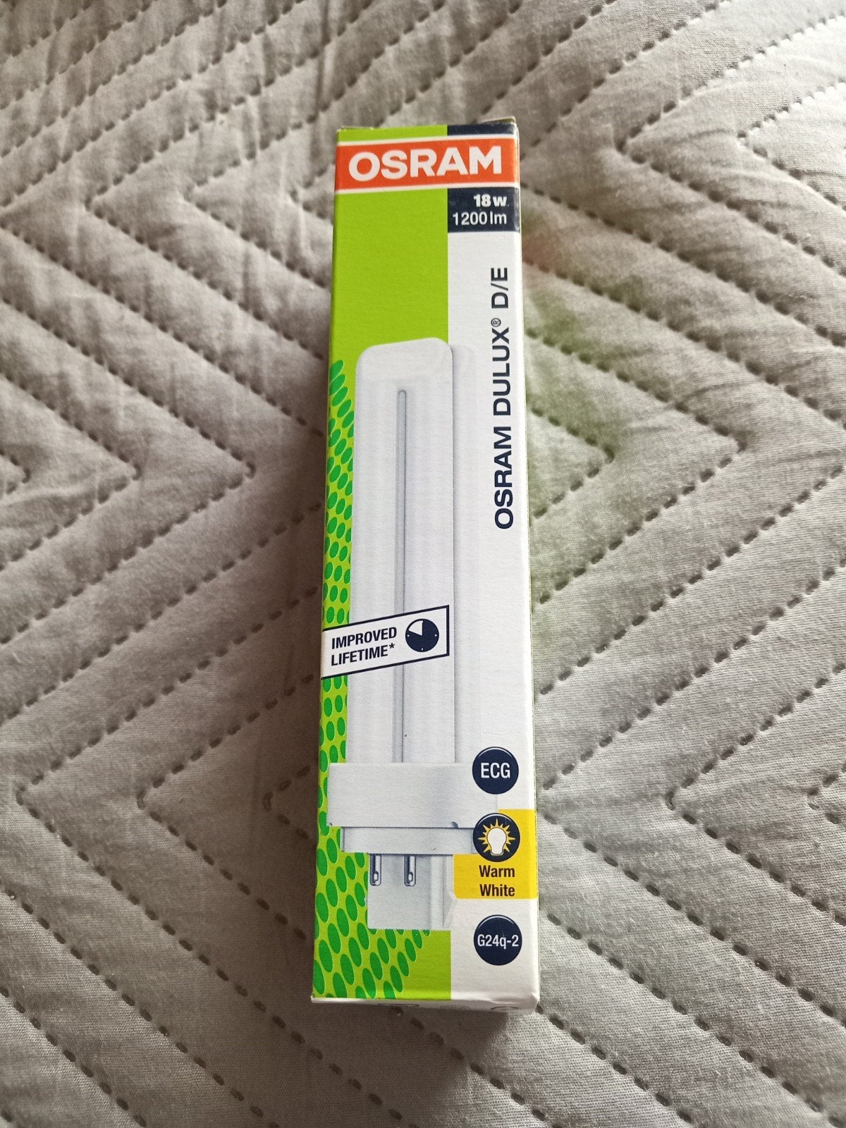4 OSRAM DULUX D/E 18W/830 G24q-2 Warm Wit Lamp, Wit, Osram, Nieuw, Ophalen of Verzenden