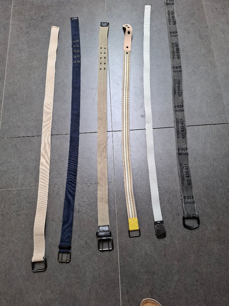 STOFFEN RIEMEN, 6 STUKS, Ophalen of Verzenden, Gedragen, Overige kleuren, 100 cm of meer