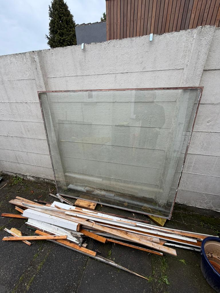 Raam partij, Doe-het-zelf en Verbouw, Glas en Ramen, Ophalen, Gebruikt, Gevelraam of Ruit