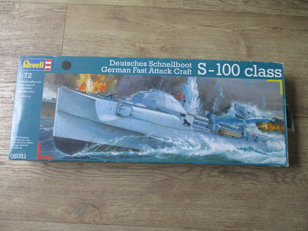 Revell S-100 Klasse Duitse Schnellboot, Ophalen of Verzenden, Zo goed als nieuw, 1:50 tot 1:200, Revell