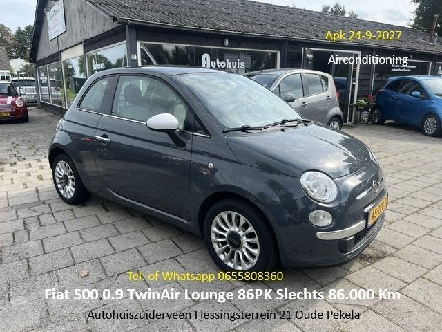 Fiat 500 0.9 85pk Twinair Turbo (bj 2013), Auto's, Euro 5, 86 pk, Gebruikt, 31 €/maand