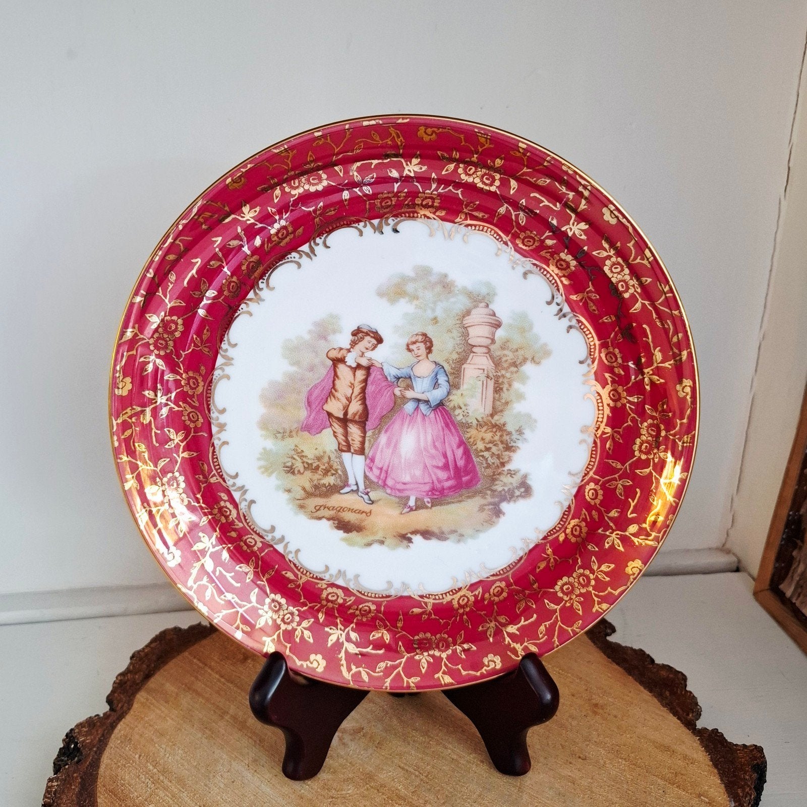 Bavaria Schaller 'Fragonard', wandbord - 19 cm, Antiek en Kunst, Ophalen of Verzenden