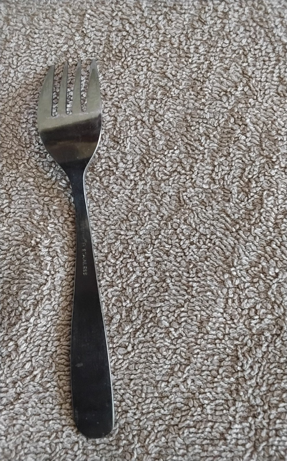 Amefa vintage roestvrijstalen vork met hertenmotief, Antiek en Kunst, Ophalen of Verzenden