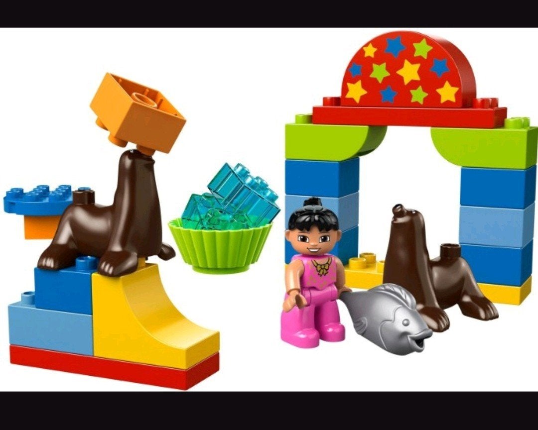 Lego Duplo - Circus show 10503, Ophalen of Verzenden, Zo goed als nieuw