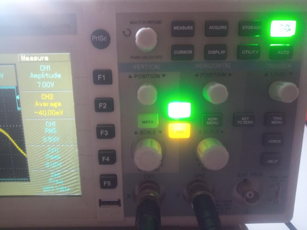 TENMA 72-8705 digitale Oscilloscoop 1 Gsps, Doe-het-zelf en Verbouw, Meetapparatuur, Ophalen of Verzenden, Gebruikt, Elektriciteit