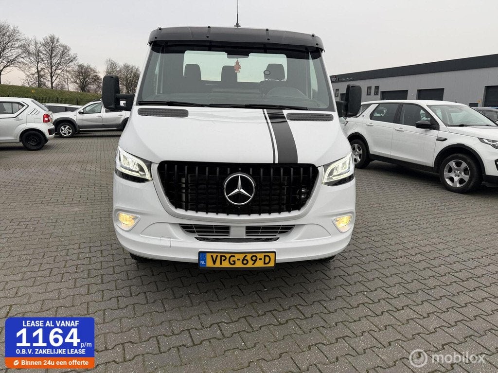 Mercedes sprinter oprijwagen 519 tyhof 1 eig v6, Auto's, Bestelauto's, Bedrijf, Te koop, Mercedes-Benz, Diesel, Euro 6, Automaat