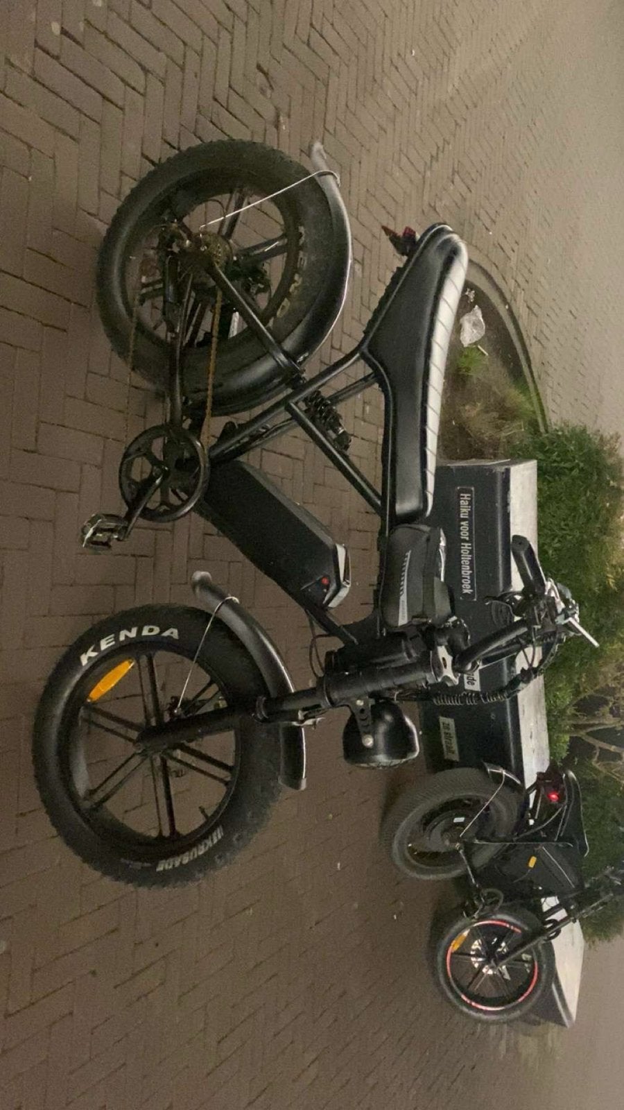 Stoere Fatbike E-bike met dikke banden, Fietsen en Brommers, Gebruikt, 51 tot 55 cm, 50 km per accu of meer, Ophalen
