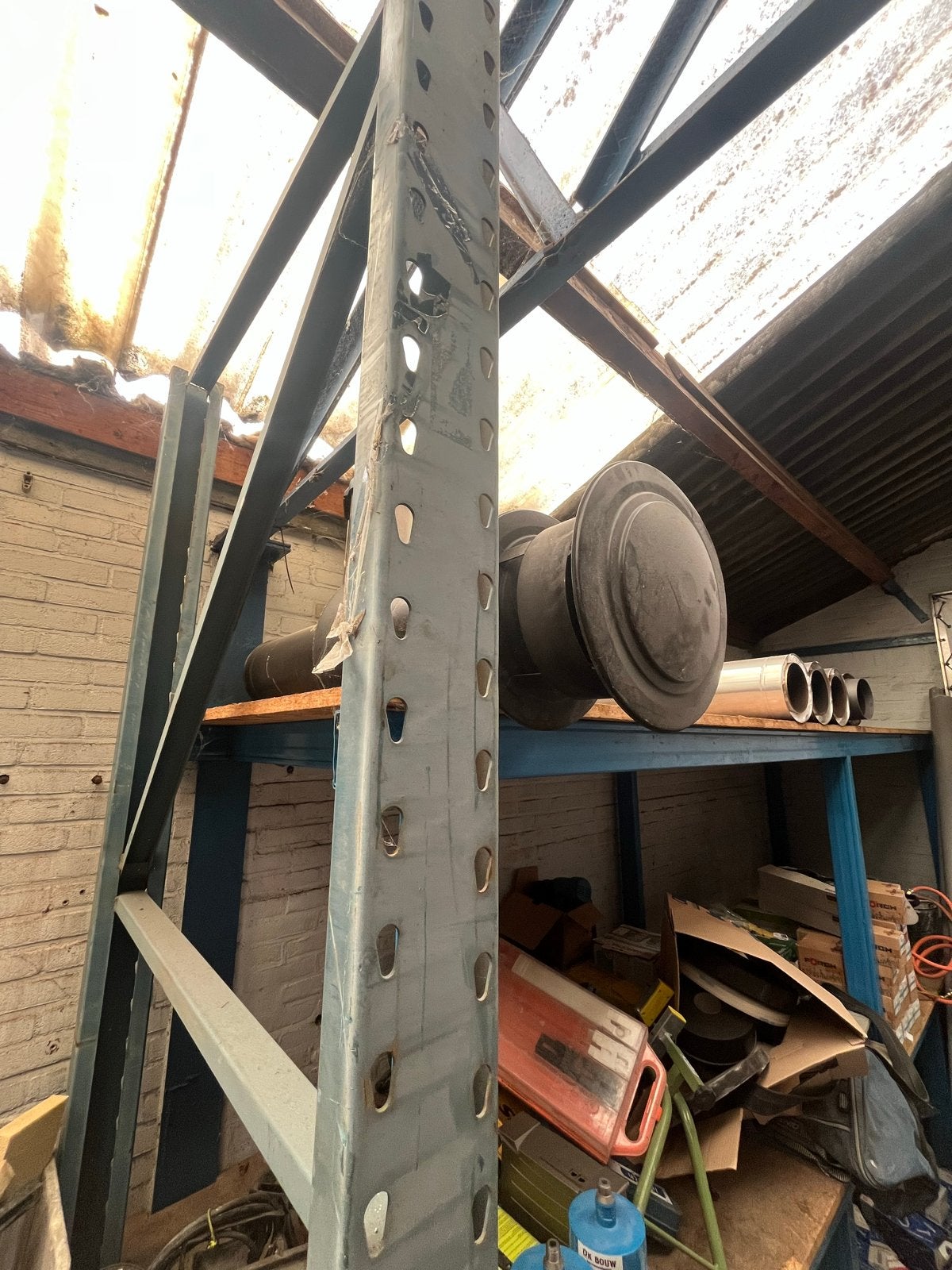 RVS dubbelwandig rookkanaal 5x1m + 20cm, Ø20cm, Ophalen, Gebruikt, Overige typen, 80 cm of meer