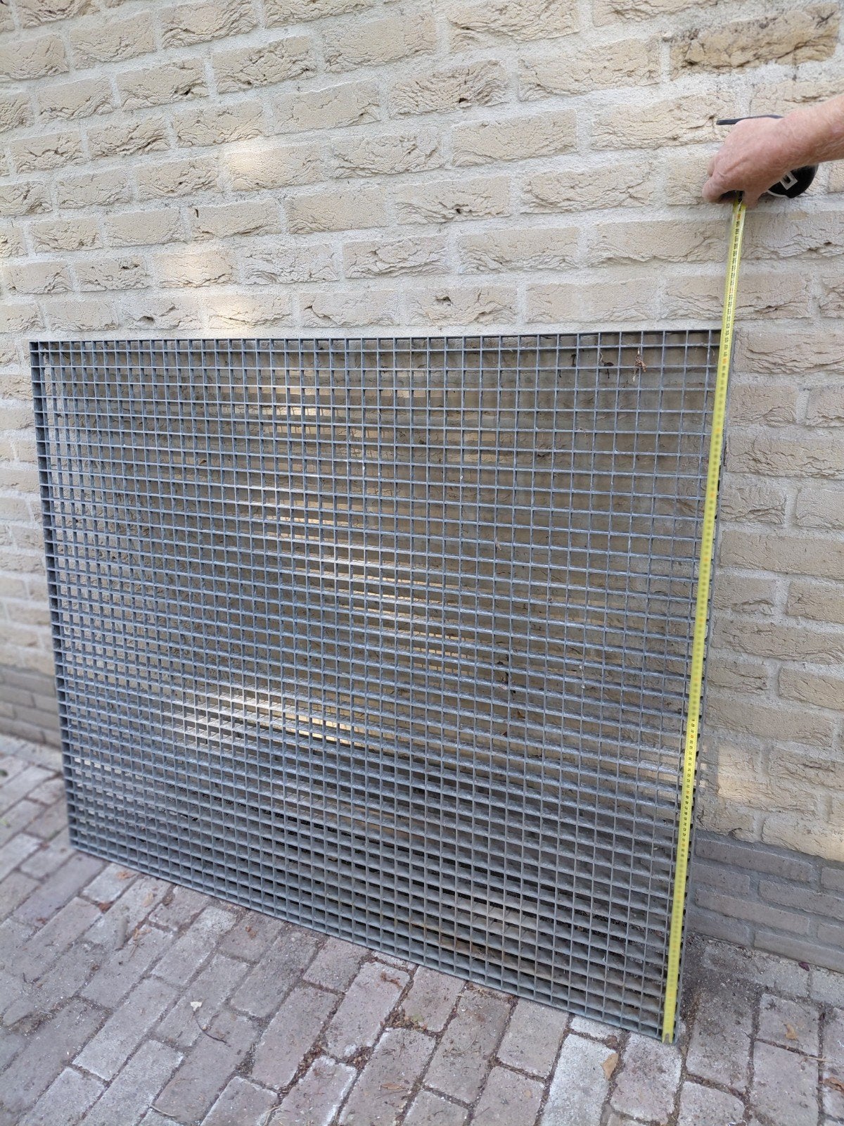 Stevig metalen gaasrooster, Ophalen, Gebruikt, Minder dan 10 meter, Raster