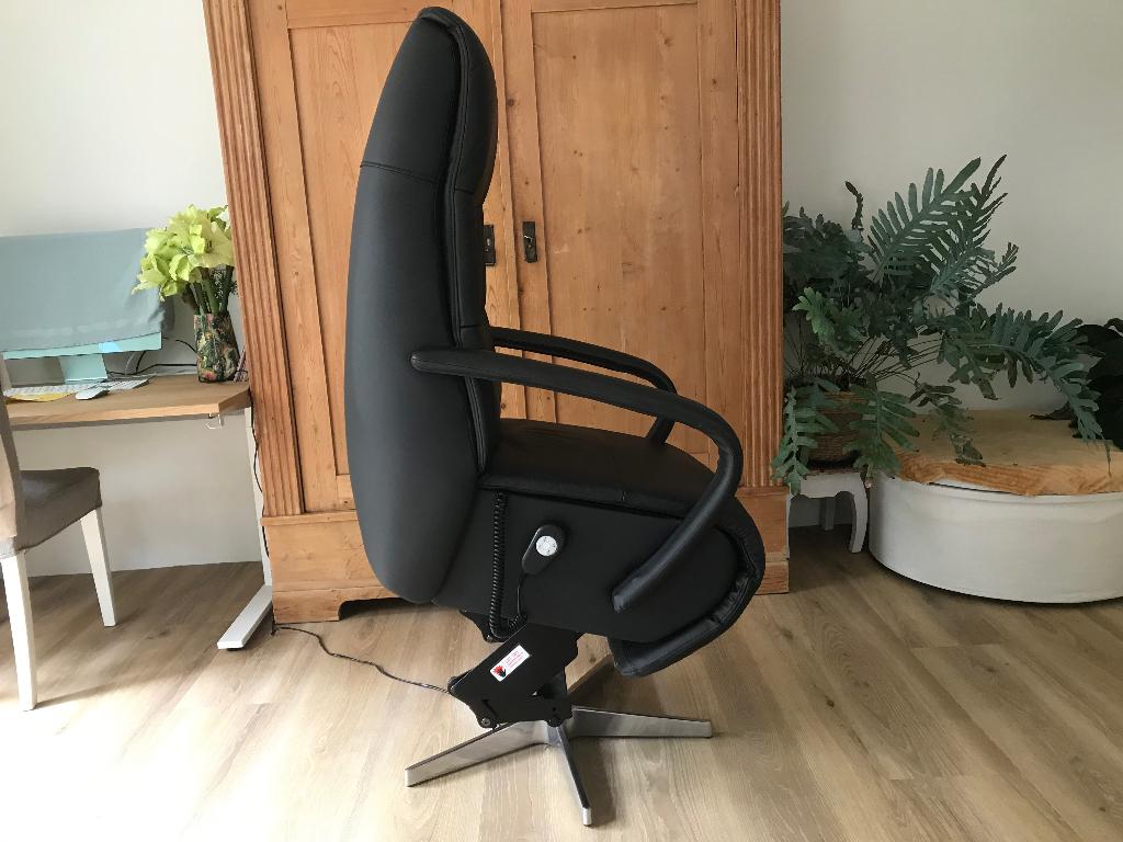 Prominent luxe sta op stoel als nieuw!, Ophalen, Minder dan 75 cm, Zo goed als nieuw, Leer