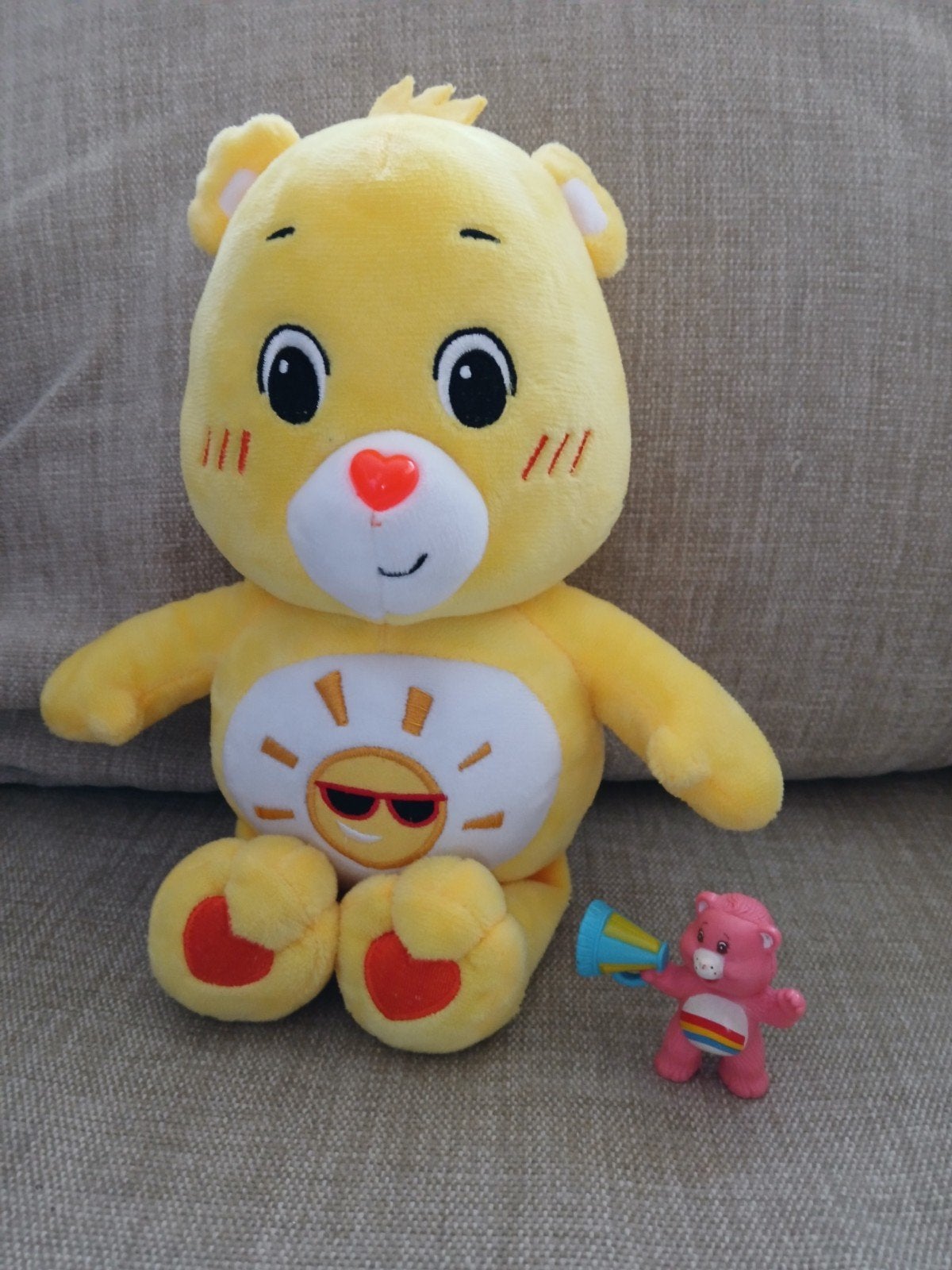 Care Bear Knuffel met klein troetel beertje, Ophalen of Verzenden, Beer