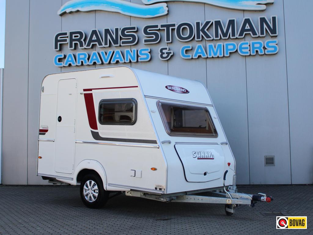 Bergland 310 Sunny 3.1 Voortent, Caravans en Kamperen, Caravans, Overige merken, Overige typen, Tot en met 2, Bedrijf
