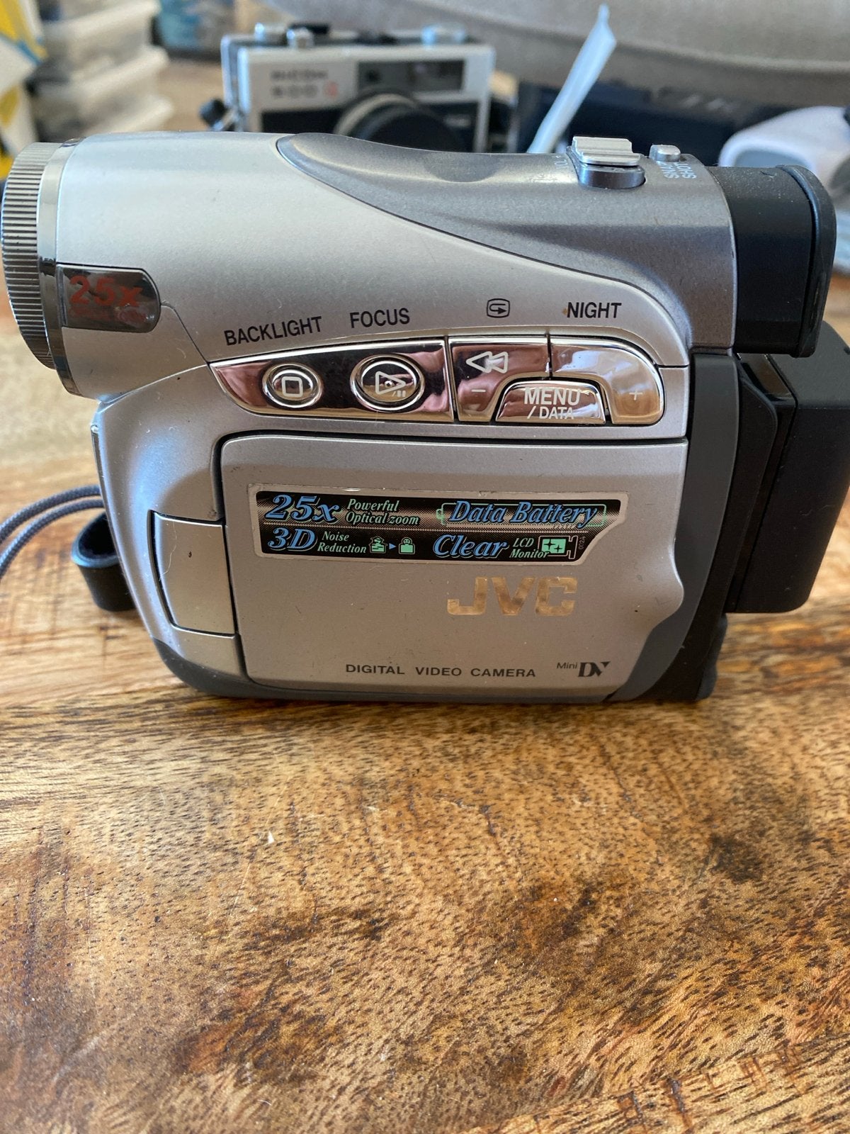 JVC GR-D240E Mini DV Digitale Videocamera - Zilver, Mini dv, Gebruikt, JVC, 20x of meer