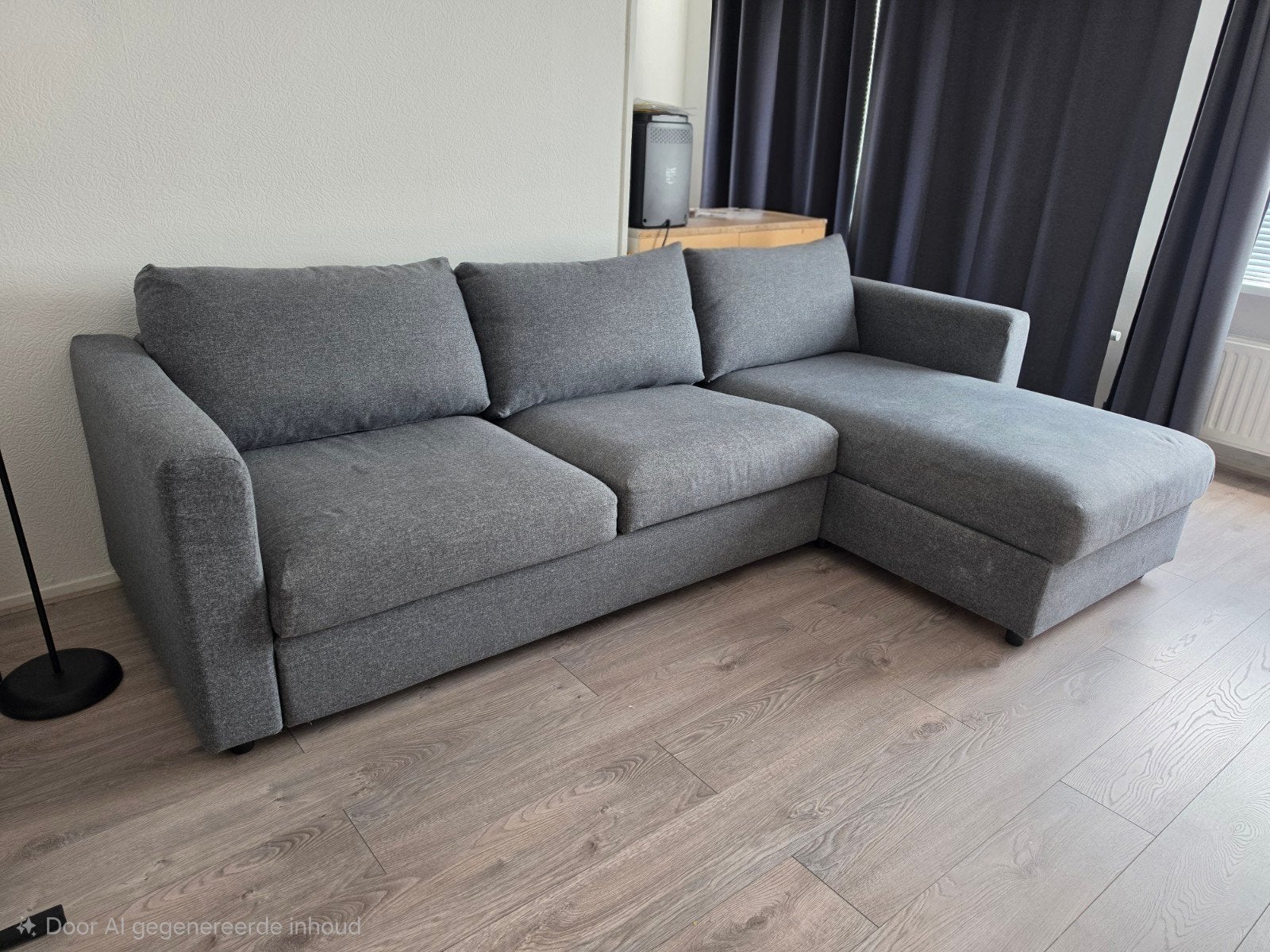 IKEA VIMLE 3-zitsslaapbank met chaise longue - goede staat, Huis en Inrichting, Ophalen, Gebruikt, Tweepersoons, Overige maten
