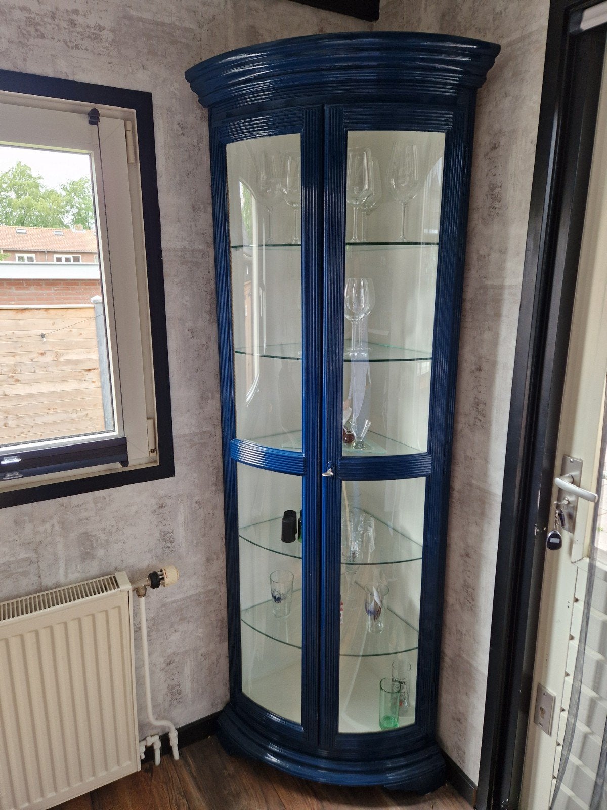 Hoek servicekast, Huis en Inrichting, Kasten | Vitrinekasten, 25 tot 50 cm, Ophalen