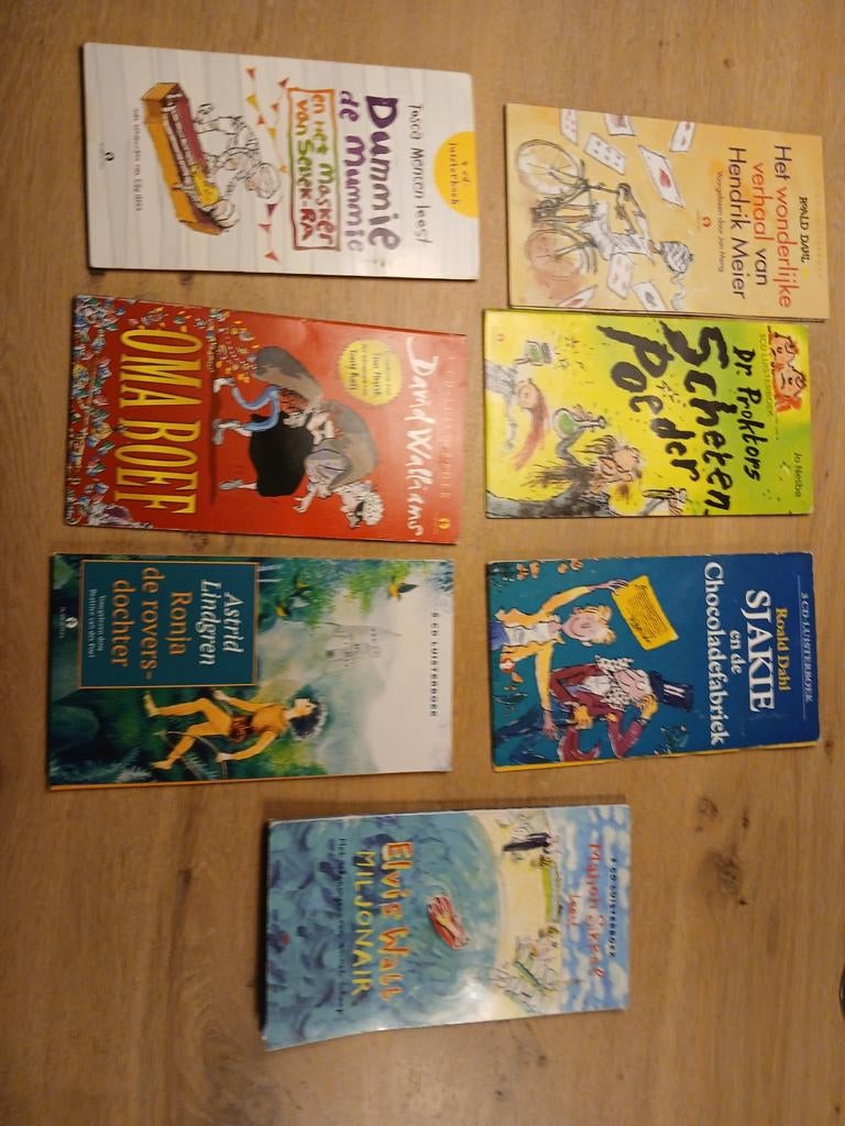 7 luisterboeken. Voor een lange vakantierit!, Ophalen of Verzenden, Cd