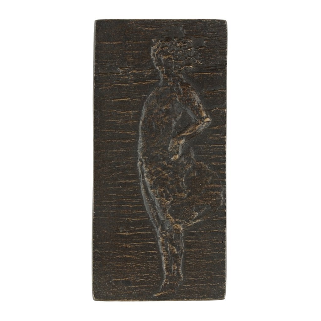 BRONZEN RELIËF Adri van Rooijen IN DE WIND, Verzenden, Brons, Nederland