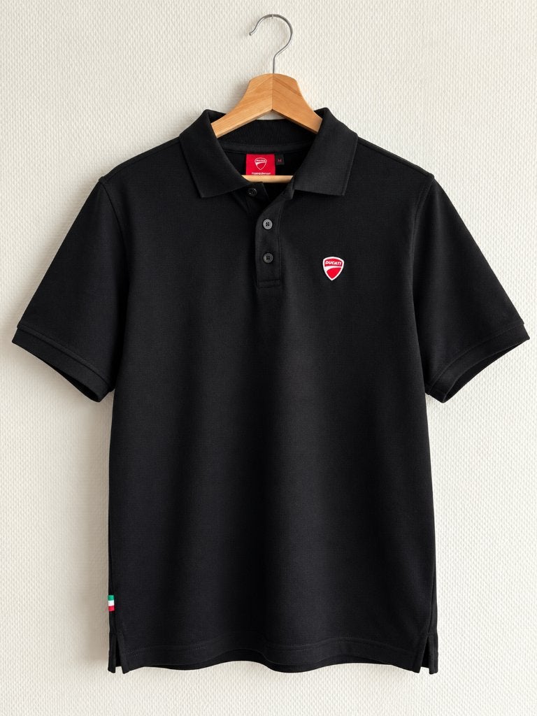Ducati Polo Shirt Zwart – Maat M, Motoren, Overige typen, Heren, Ophalen of Verzenden, Ducati