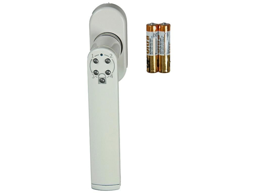 Yale Code Handle deur- en raamklink slot wit, Ophalen of Verzenden, Nieuw, Chroom, Slot