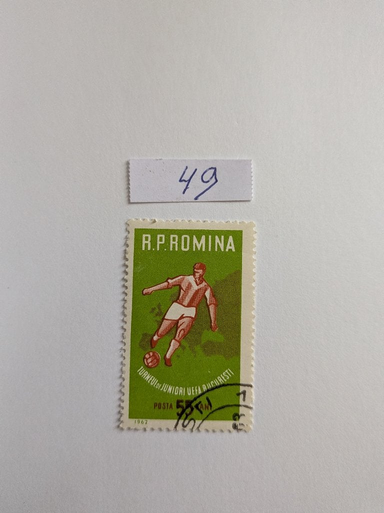 Voetbal, Verzenden, Overige landen, Gestempeld