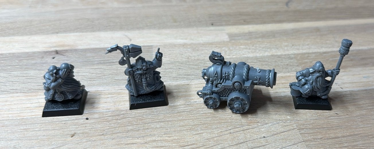 Warhammer Dwarf cannon, Ophalen of Verzenden, Zo goed als nieuw, Warhammer
